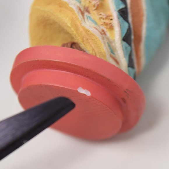 1995 Friends of Feather Compassion Girl Birdbath Trinket Box Karen Hahn Native - Picture 11 of 16